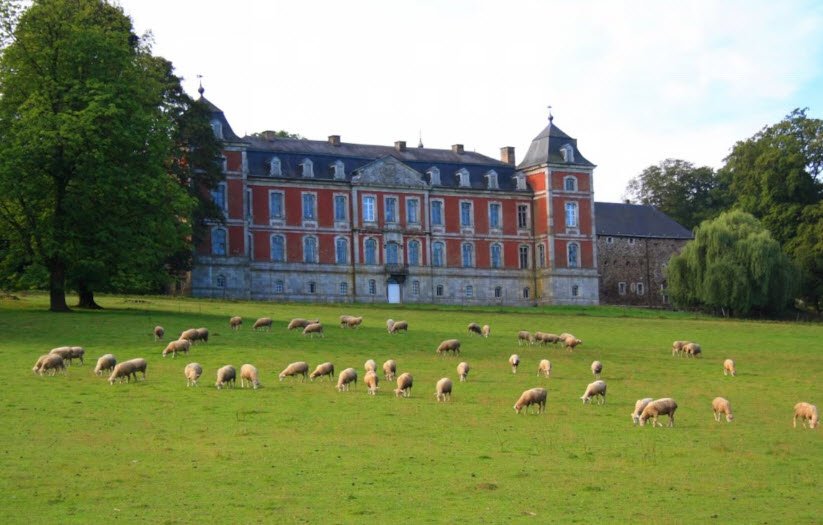 Le château de Belle-Maison, Marchin, Belgium